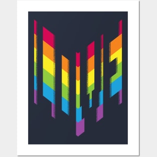 Rainbow Pride Love Posters and Art